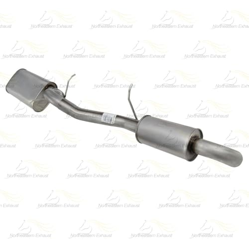 Exhaust Muffler and Tail Pipe Kit Compatible for Chevy Tahoe 2007-2014 5.3L | Stainless Steel | Northeastern Exhaust | Free Clamps and Hanger Included | Direct-Fit Replacement