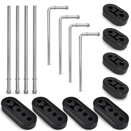 Wayona 16PCS Exhaust Hanger Kit Universal 3/8" Muffler Hanger Replacement - size: 16PCS