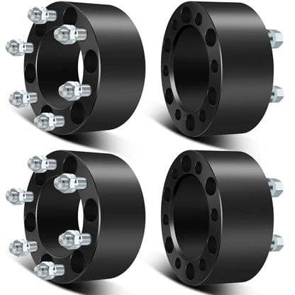 SCITOO 4X 6 Lug Wheel Spacers Adapters 6x5.5 to 6x5.5 14x1.5 108mm 3" - color: 4x, size: 4pcs - 6x5.5 -14x1.5-3 inch-108mm