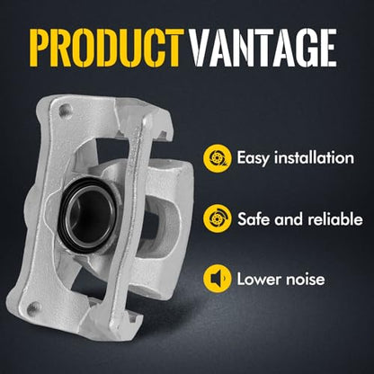 KUSATEC 18B5397 18B5396 Disc Brake Caliper with Bracket fit for Ford F-150 Lobo 2012-2016; Both Left and Right side