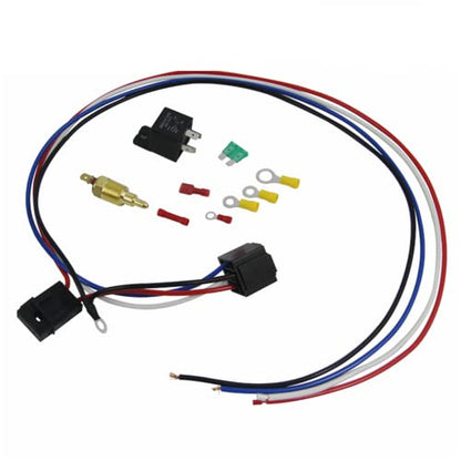 4 Row Radiator Shroud Fan For Jeep Cherokee XJ Comanche 1991-2001 - size: 4 Row Radiator/w Cap+Shroud Fan+Relay Kit