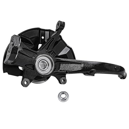 Detroit Axle - Front Steering Knuckles Hubs + Lower Forward Control Arms - size: 4CU47667/4PC
