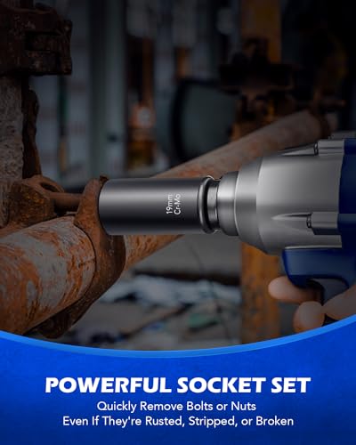 OMT Twist Socket Tool Set, 5pc Stripped Lug Nut And Bolt Extractor Set