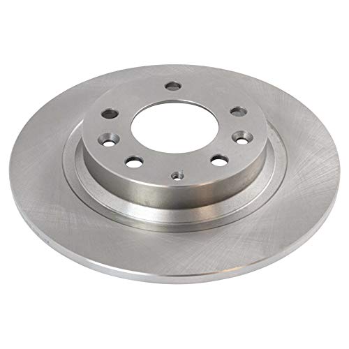 TRQ Rear Brake Pad and Rotor Set Ceramic Solid Rotors Calipers - style: BKA14400