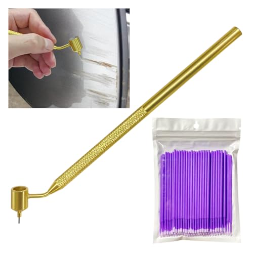100PCS 0.5mm Touch Up Paint Brushes for Car Scratch Detail Repair