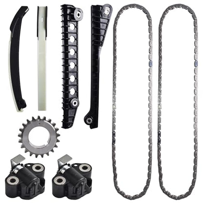 Left & Right Camshaft Rocker Arm Lifters w/Timing Chain Cam Phaser Kit Fits Ford F150 Expedition Super Crew Lariat Triton F250 F350 Super Duty Lincoln Mark LT Navigator 5.4L 3V for 2004-2008 - color: Cam kit w/Timing Chian set