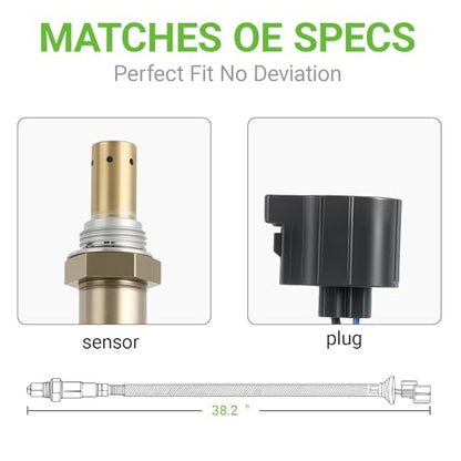 O2 Oxygen Sensor 250-24751 Heated Upstream Downstream Center Compatible with Mitsubishi Lancer 2008-2011, Outlander 2008-2020, Outlander Sport 2011-2020, L4 2.0L 2.4L # 213-4755 234-4114 250-24751 - size: 250-24751