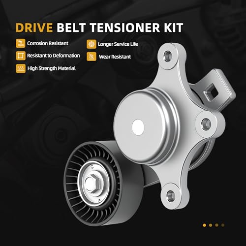 Serpentine Drive Belt Tensioner Kit #38485 49450 - size: 2007-2019 for Explorer/Edge/MKX