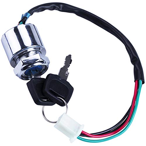 4 Wire Pin Key Ignition Switch for Go Kart ATV Quad Dirt Bike Scooter Motorcycle