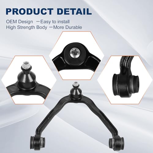 KUIPERAUTO 10PCS Front Suspension Kit Upper Control Arm Compatible with 1999-2006 Chevy Avalanche Silverado Tahoe GMC Yukon Sierra 2002-2006 Cadillac Escalade Torsion Bar - style: Front Upper Torsion Bar 10PCS