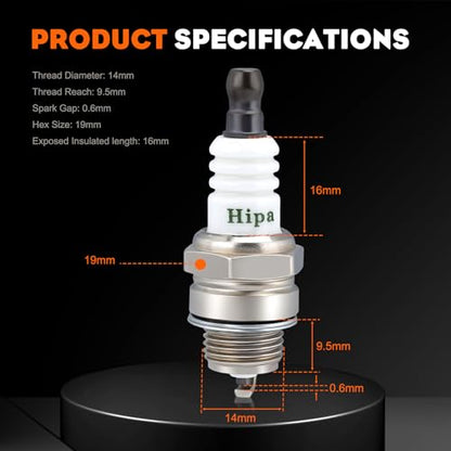 BPMR8Y Spark Plug for NGK 2218 BPM8Y Champion RCJ8Y - size: BPMR8Y 2pack