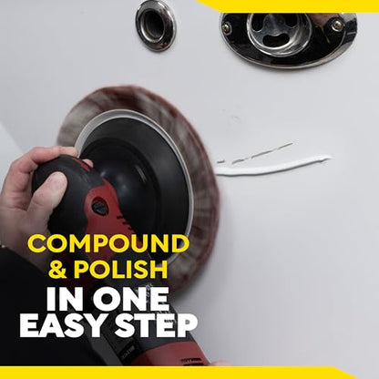 Meguiar's M67 Marine/RV One-Step Compound, 32oz - size: 32 Fluid Ounce, style: One-Step Compound (32 Oz)