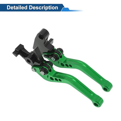 Short Brake Clutch Levers for Triumph Tiger 800 XC/XCX 2015-2018 - color: Green