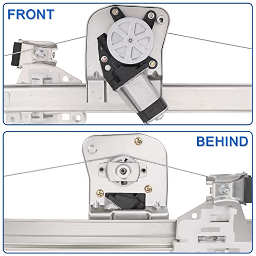 Obaee Window Regulator with Motor Rear Right Passenger Side, OE 741-389 - size: Rear Right Passenger Side