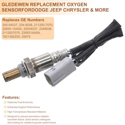 Oxygen O2 Sensor Upstream for 2007-2011 Nissan Altima Pathfinder 2008-2010 Frontier Xterra, 2008-2012 Armada Titan Suzuki Equator 250-54037 - size: 250-54037