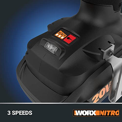 WORX Cordless Impact Wrench 20V 1/2" Brushless, WX272L - style: 20V Cordless Brushless Impact Wrench(Battery Pack & Charger)
