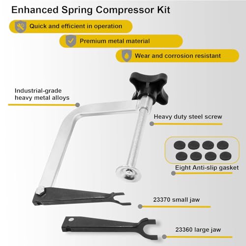 23300 Small Engine Valve Spring Compressor,Fit for Briggs and Stratton, Clinton, Harley-Davidson & More Springs 3/4" to 1-1/16", Two Jaw Sizes-23360 Large Jaw and 23370 Small Jaw