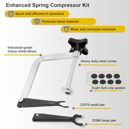 23300 Small Engine Valve Spring Compressor,Fit for Briggs and Stratton, Clinton, Harley-Davidson & More Springs 3/4" to 1-1/16", Two Jaw Sizes-23360 Large Jaw and 23370 Small Jaw