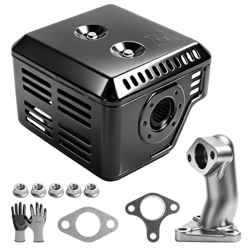 Parts Camp GX240 Muffler Exhaust Assembly Fits for Honda GX240 GX270 8HP 9HP Engine Motor Harbor Freight Predator 301cc engine - size: GX240/GX270