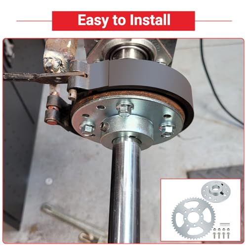 GREHUA Go Kart 40/41/420 Chain Sprocket 48 Tooth and Hub with 1" bore 1/4 Keyway Compatible with Predator 212cc 196cc 6.5HP GX160 GX200 Dune Buggy Drift Trike Heavy Duty Go Kart Cart Parts