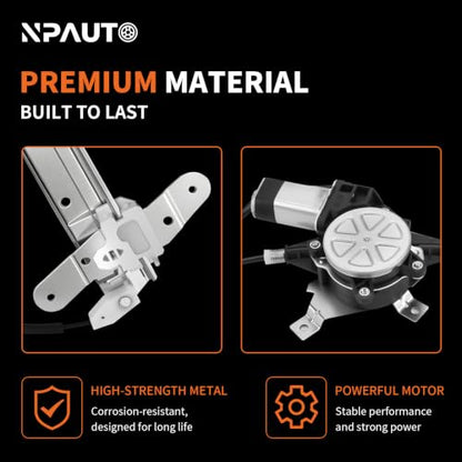 Front Driver Power Window Regulator with Motor for Ford Mercury 92-11 - size: Front Driver Side