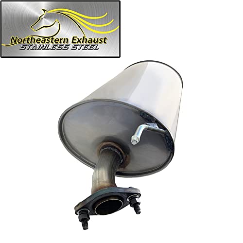 Northeastern Exhaust Stainless Steel System Kit with Hangers and Bolts Compatible for 2003-2011 Element 2.4L