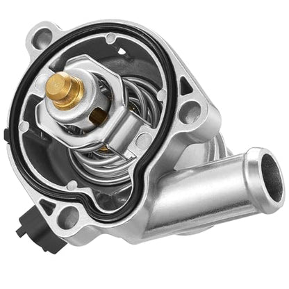 BDFHYK 902-808 Upgrade Aluminium Coolant Thermostat Housing Assembly Compatible with Buick 2013-2021 Encore; Compatible with Chevy 2012-2020 Sonic, 2011-2015 Cruze 1.4L Replace 25200455 55565336