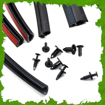 Cab Seal Kit for Kawasaki Teryx KRX 1000, 99994-1346 Rubber door and seat seal fits for Kawasaki 2020-2025
