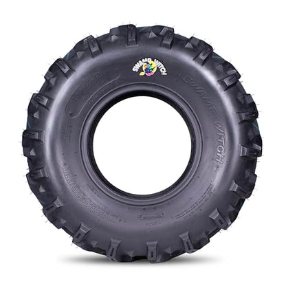 Deestone 28x10.00-12 D932 Swamp Witch Tire – 57F 28x10x12 – 6 Ply T/L – ATV Off-Road Traction Tire/Keychain Package - size: 28x10.00-12