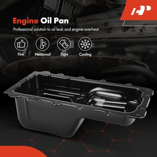 A-Premium Engine Oil Pan Sump with Drain Plug