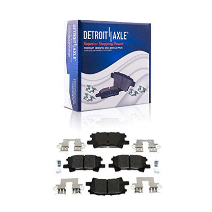 Detroit Axle - 10pc Brake Kit for 2004-2007 Toyota Highlander - size: 10BPR47539/kit