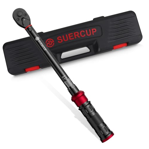 SUERCUP Next-Gen 100-Tooth, 1/2" Drive Click Torque Wrench, 10-170 Ft.Lb - size: 1/2" 10-170 Ft.Lb/13.6-230.5 N.m