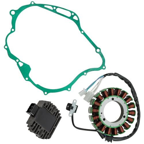 Caltric Stator and Regulator Rectifier with Gasket Compatible With Yamaha V Star 1100 Xvs1100 Midnight Custom