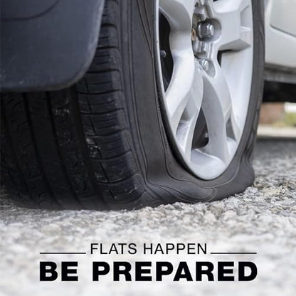 Fix-A-Flat S60410-6PK Aerosol Emergency Flat Tire Repair and Inflator, for Compact Tires, Eco-Friendly Formula, Universal Fit for All Compact Cars, 12 oz. (Pack of 6) - size: Compact Car (Pack of 6)