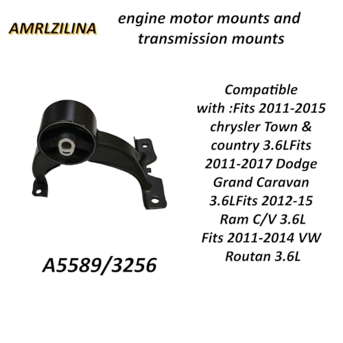 Engine Motor Transmission Mount Kit for Grand Caravan 2011-2017 - size: 2011-2017 Do-dge Grand Caravan 3.6L