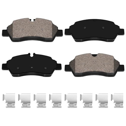 D1775 Rear Ceramic Brake Pads Kit Fit For Ford Transit-150 2015-2019, For Transit-250 2015-2019, For Transit-350 2015-2019, For Transit-350 HD 2015-2019 - style: HZ1775