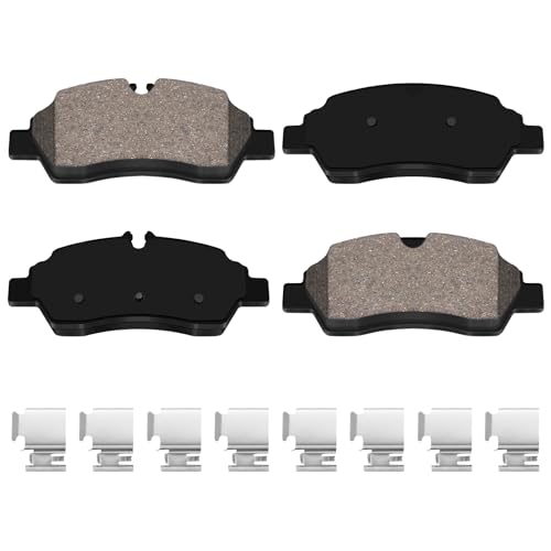 D1775 Rear Ceramic Brake Pads Kit Fit For Ford Transit-150 2015-2019, For Transit-250 2015-2019, For Transit-350 2015-2019, For Transit-350 HD 2015-2019 - style: HZ1775