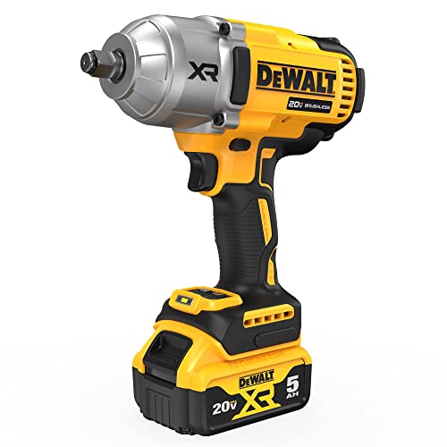 DEWALT DCF900P1R 20V MAX XR 1/2 in. Cordless Impact Wrench Kit (Renewed)
