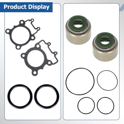 WFLNHB Top End Gasket Kit Set Replacement for Kawasaki Bayou 220 1988-2002
