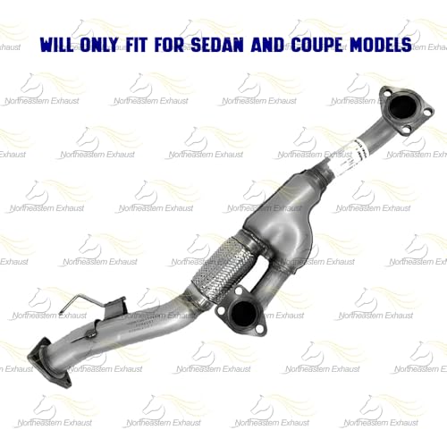 Exhaust Front Flex Y-Pipe Compatible for 2008-2015 Honda Accord 3.5L