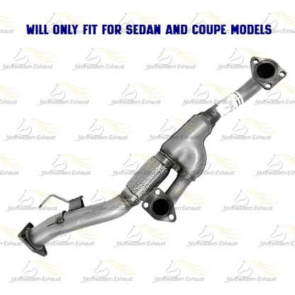 Exhaust Front Flex Y-Pipe Compatible for 2008-2015 Honda Accord 3.5L