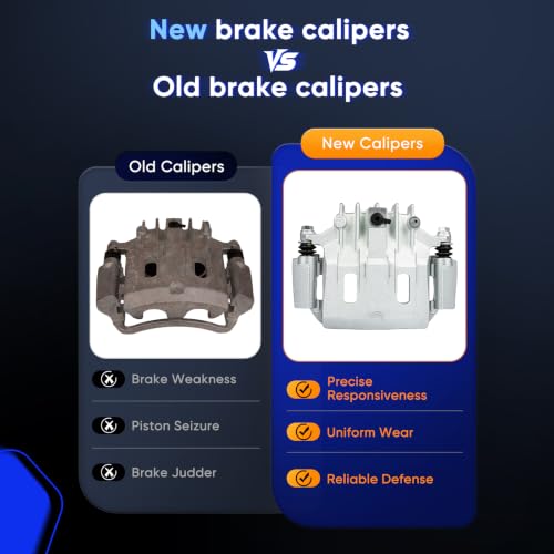 ECCPP 18-B4752 Rear Right Disc Brake Caliper Assembly w/Bracket - size: Rear Right[18-B4752]