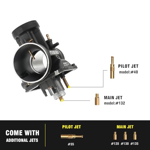 NIBBI Carburetor PWK36 fit Motorcycle Engine with 36mm Carb Jets Motorcycle Engine with Carb Jets for Dirt Bike Mini Bike Pit Bike GY6 ATV - size: PWK36MM