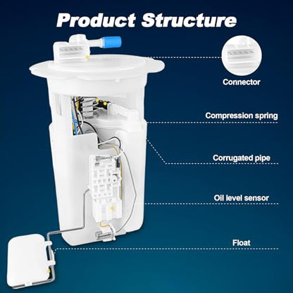 MuHize E8502M Electric Fuel Pump Module - size: E8502M