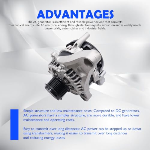 21154 Alternator Compatible with Honda & Acura Models, CR-V CRV - size: 21154