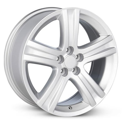 New OEM Replacement Wheel 17x7 in for 2009-2014 Toyota Matrix Painted Silver Aluminum Rim 5-100mm - size: 17x7 inch Wheel