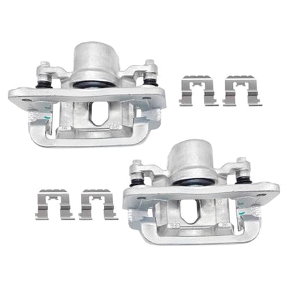 2 Pcs Left & Right Brake Calipers Fit for 2010-2013 Hyundai Santa Fe Kia Sorento, Driver and Passenger Side Rear Brake Caliper w/Bracket Replace for 19B6270 19B6271 - size: 19B6270+19B6271