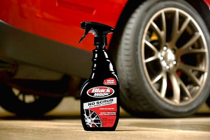 Black Magic 120218 No Scrub All Wheel Cleaner, 23 oz. (Pack of 2) - No Scrubbing Needed, Just Apply, Hose Off and Wipe for Clean Wheels Every Time - size: 23 Fl Oz (Pack of 2), style: No Scrub Cleaner