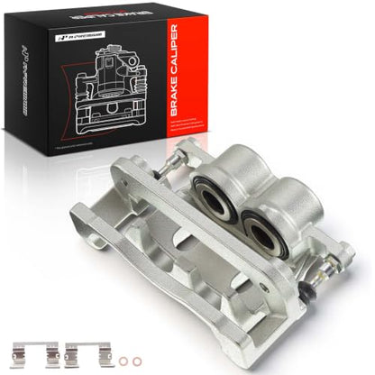 A-Premium Front Right Passenger Disc Brake Caliper with Bracket - style: #18-B4918A