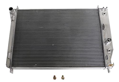3 Row Radiator Fits 1997-2004 Chevrolet Corvette Base Coupe 2-Door 5.7L 350Cu. V8 C5 Z06 Polished Aluminum 24.75"×18"